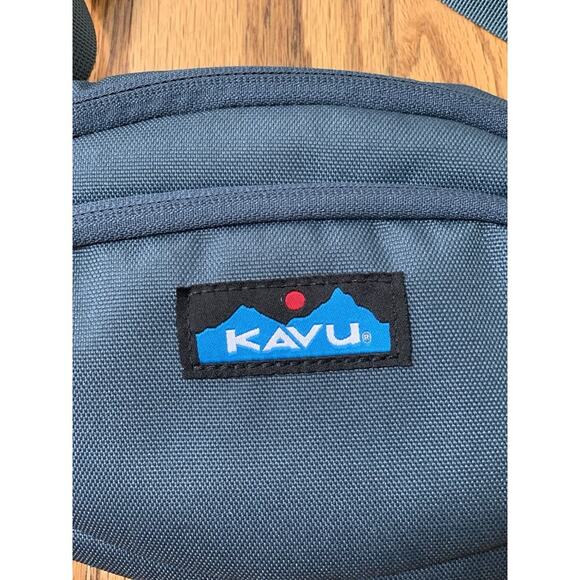 KAVU SPECTATOR Waist Pack Belt Bag 9” x 5” Dark Teal Blue Fanny Pack 2025 EUC - Picture 5 of 8